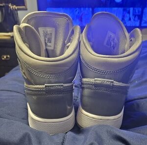 Jordan Kids Shoes in Gray and White